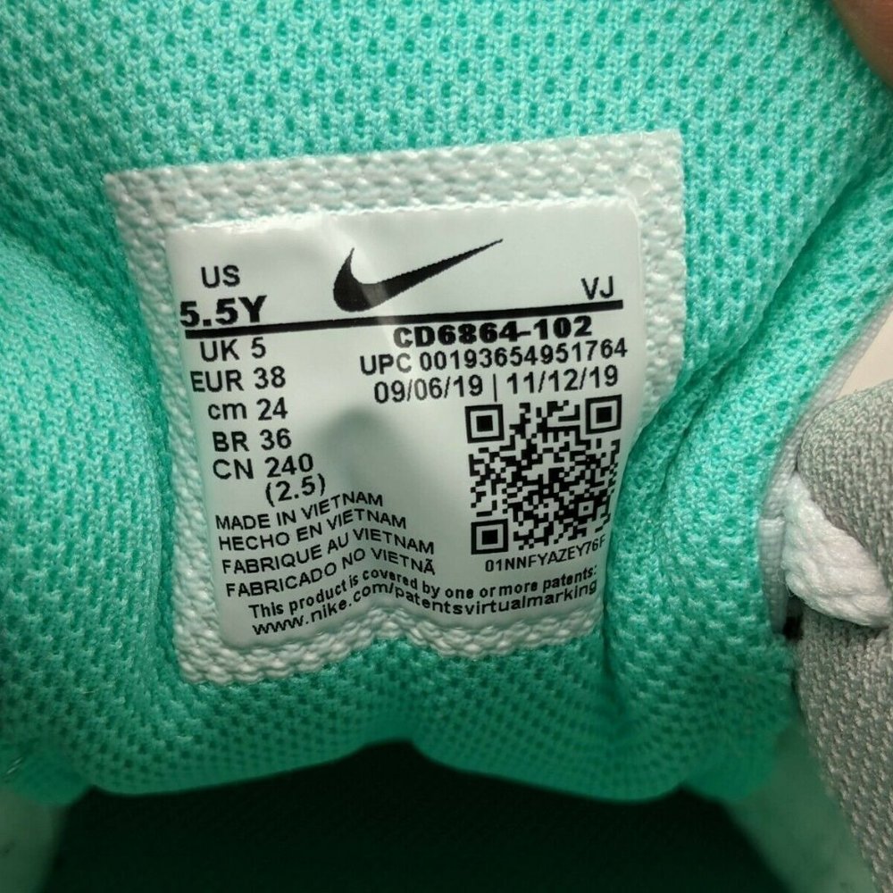 Nike Air Max 90 LTR GS Sneakers White/Green - Picture 4 of 12